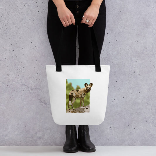 "African Wild Dog" - Tote Bag