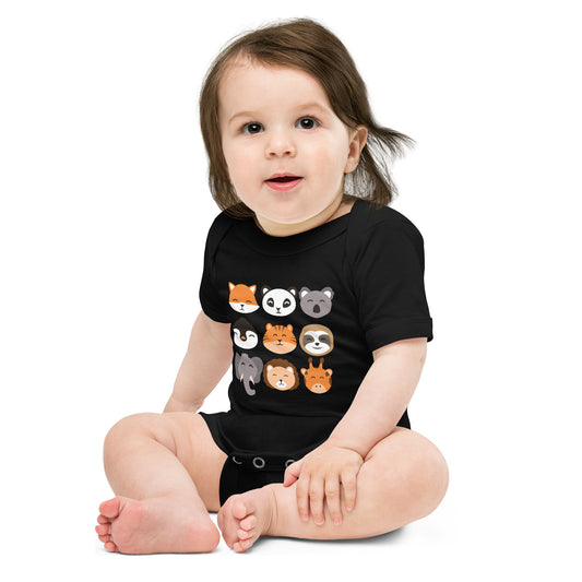"Animal Collection" - Baby Short Sleeve One Piece